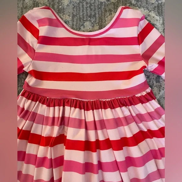 Mila & Rose 2T Girl Valentine’s Day All You Need Is Love Twirl Dress - Picture 4 of 16